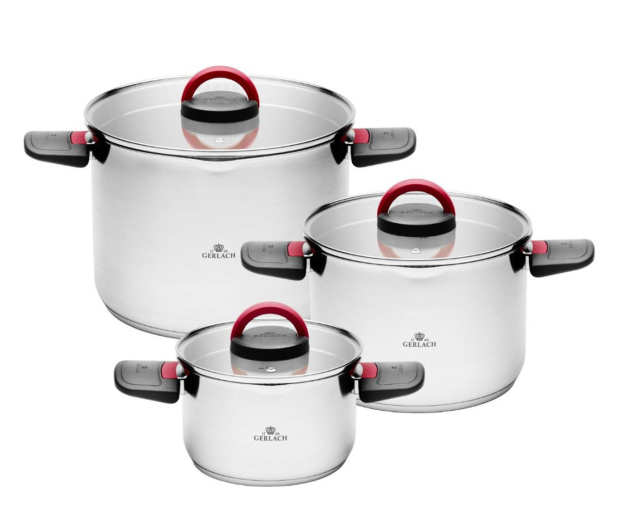 Gerlach Smart Plus zestaw garnków 6 el. - 1607622 - zdjęcie